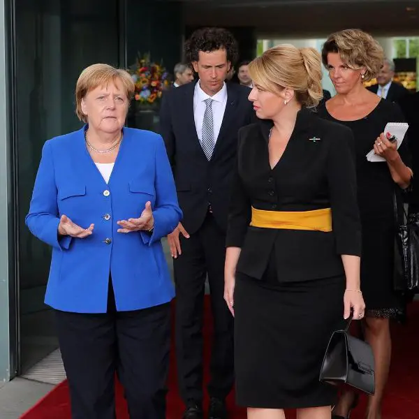 Čaputová s Merkelovou