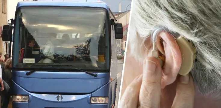 hlucha nepocujuca zena autobus problemy urady