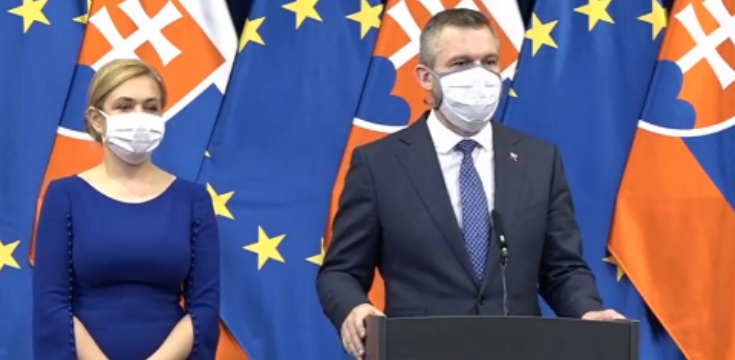 koronavirus na slovensku opatrenia peter pellegrini