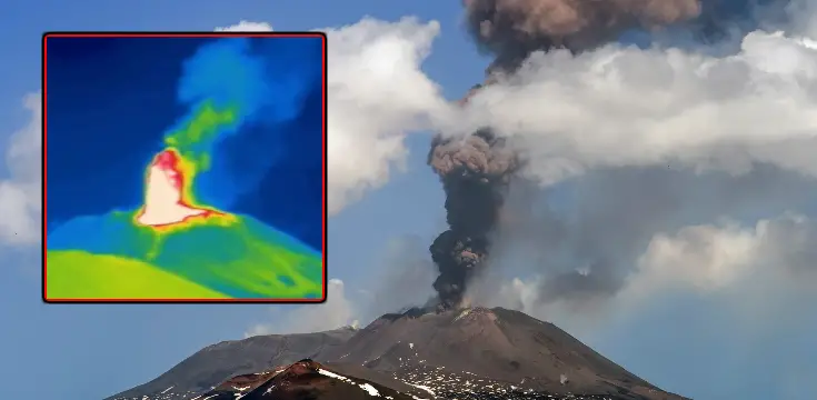 sopka etna erupcia