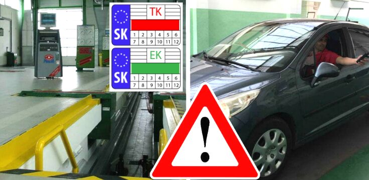 stanica technickej kontroly TK EK slovensko novinka nalepky