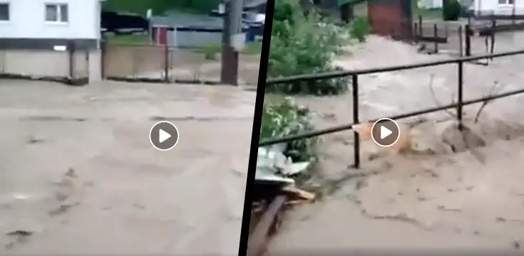 potopa zaplava medzilaborce nagov video