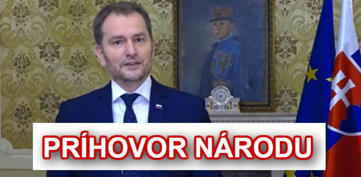 igor matovic sa prihovoril narodu mimoriadny prihovor tv markiza