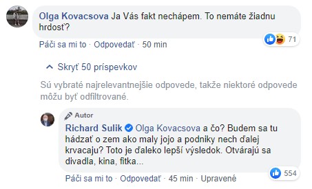 Richard Sulík minister hospodárstva slovenskej republiky status a čo slovenka oľga