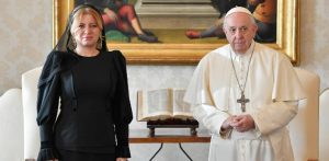 Zuzana Čaputová Vatikán návšteva pápeža Františka pápež František