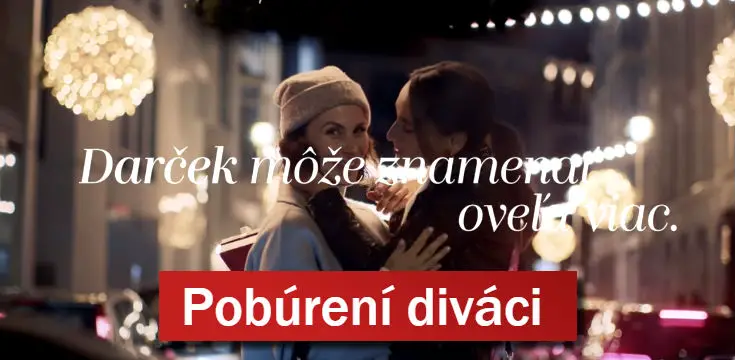 peticia reklama TV JOJ dve zeny sa bozkavaju