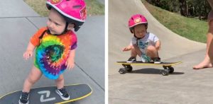 polly bábätko skateboard video