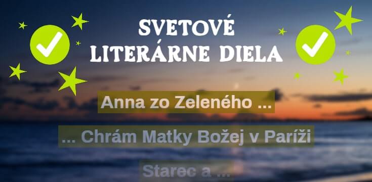 svetová literatúra kvíz