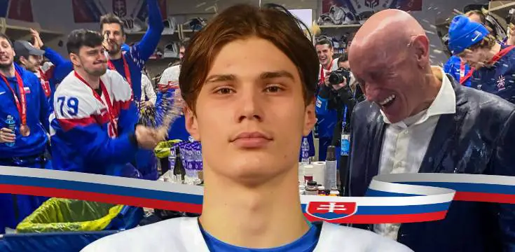 slovensko hokej olympiáda bronz medaila juraj slafkovský