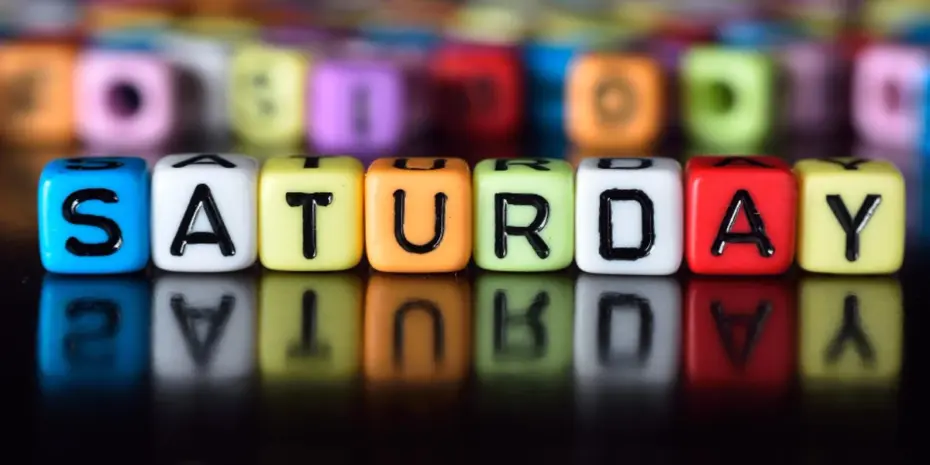 anglické názvy dní