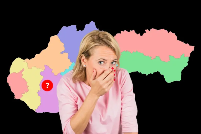 Kvíz: Viete, kde sa nachádzajú slovenské mestá na slepej mape? 1 slepá mapa Slovenska