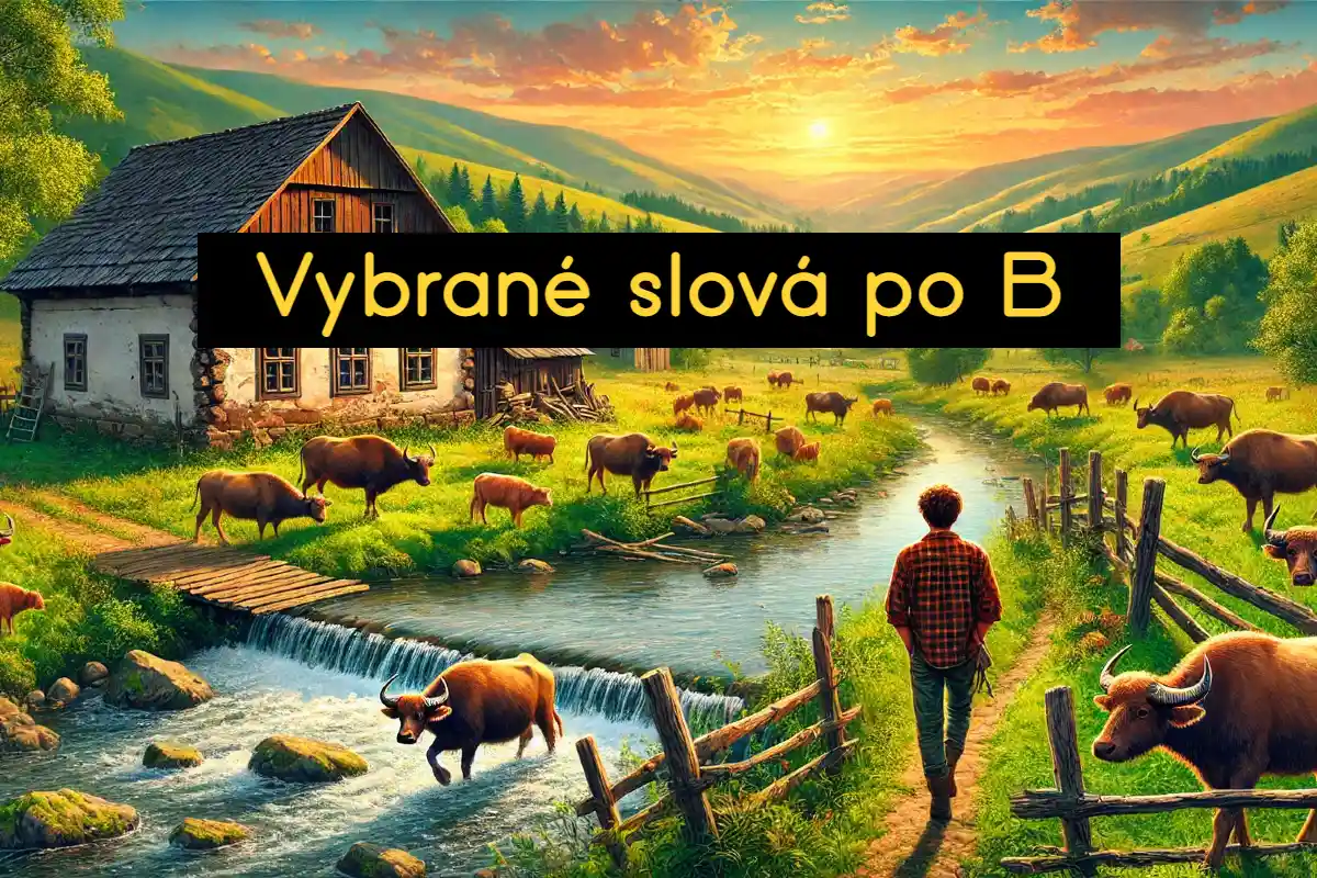 vybrané slová po B