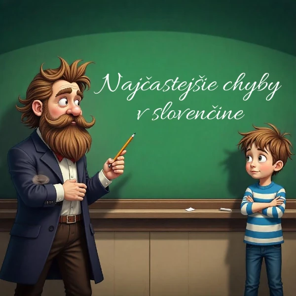 najčastejšie chyby v slovenčine