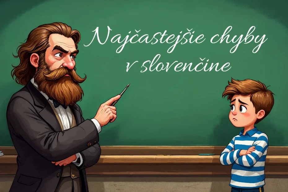 najčastejšie chyby v slovenčine