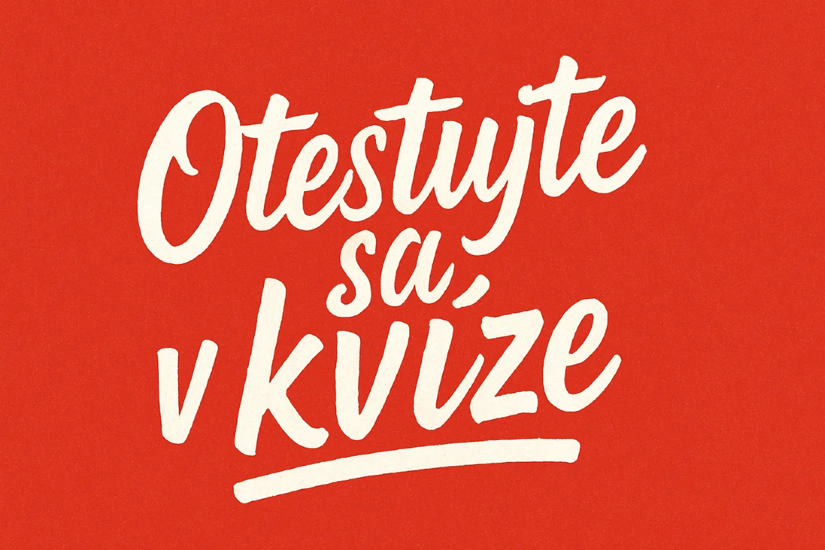 Kvíz na všeobecný prehľad
