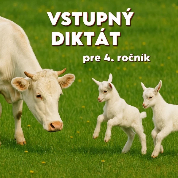 diktát pre 4. ročník
