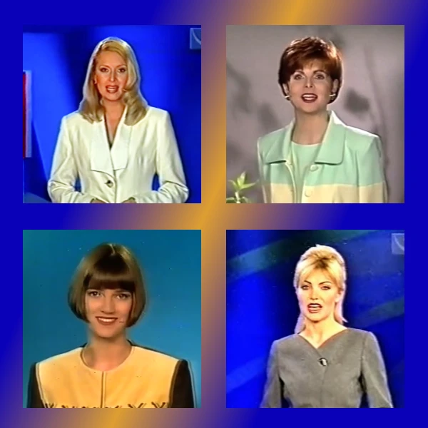televízne hlásateľky 90. rokov