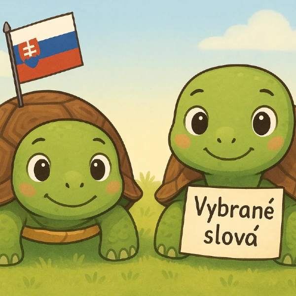 Test vybraných slov: Kliknite na chybné vybrané slovo 2 vybrané slová