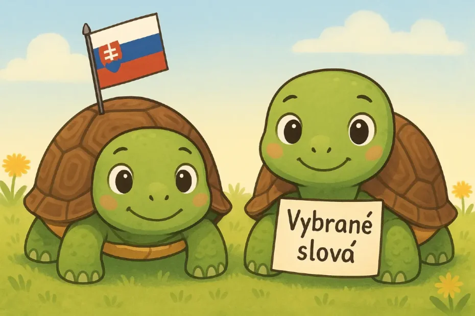test vybraných slov