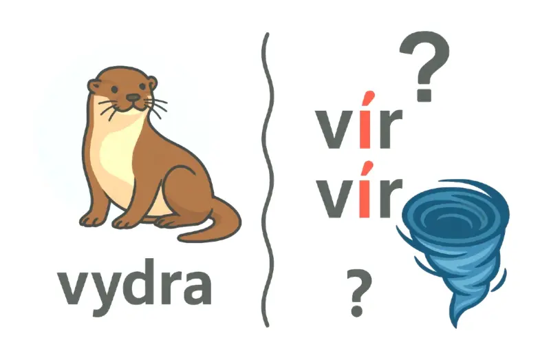 vybrané slová po V