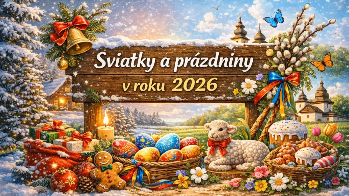 Sviatky a prázdniny v roku 2026: Kedy sú Vianoce, Veľká noc a kedy majú deti voľno? 1 Sviatky a prázdniny v roku 2026