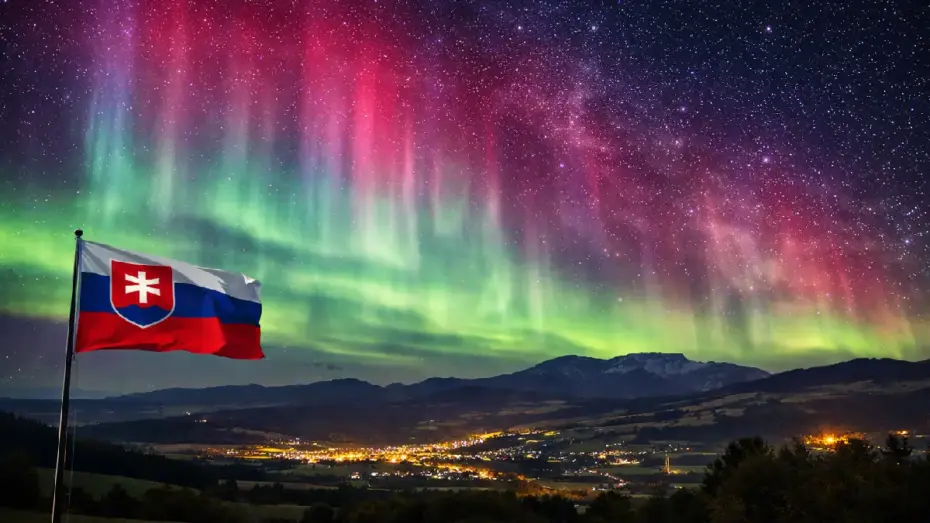 Polárna žiara nad Slovenskom: Obloha sa rozžiarila už večer, pozorovali ste? 13 polárna žiara