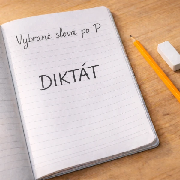 Diktát na vybrané slová po P: Koľko chýb nájdete v texte? 2 vybrané slová po P diktát