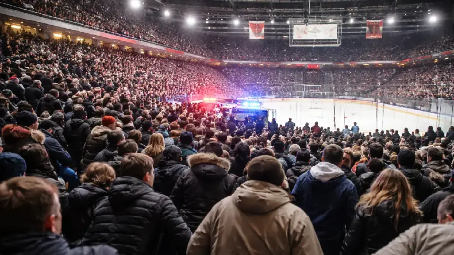 masaker na hokejovom zápase