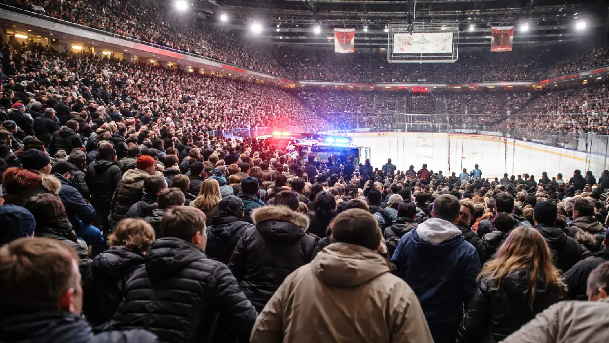 masaker na hokejovom zápase