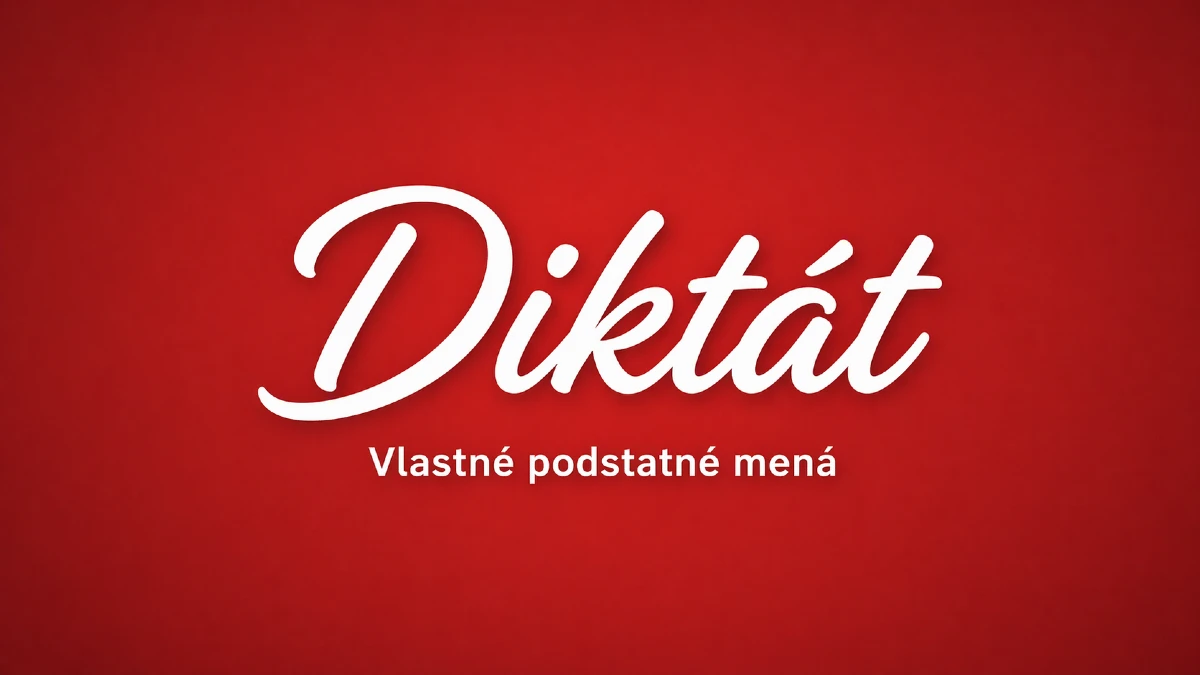diktát na vlastné podstatné mená