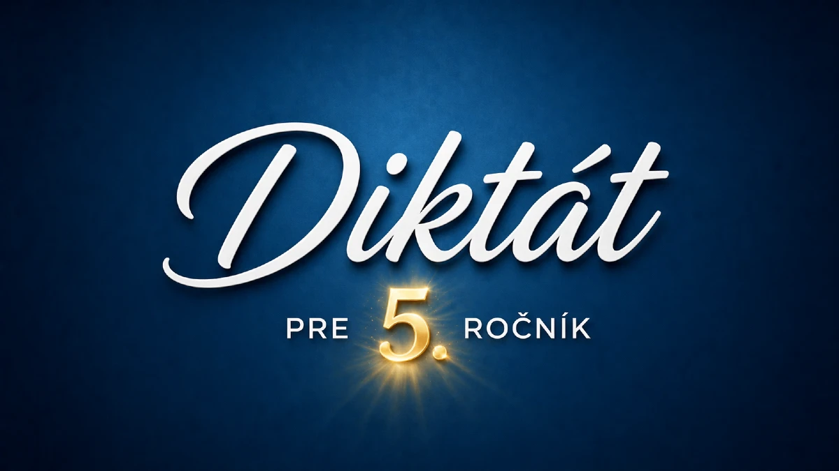 diktát pre 5. ročník