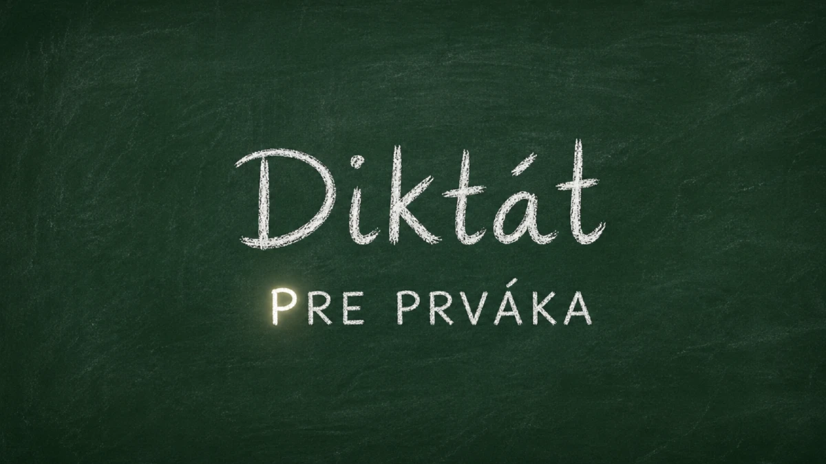 diktát pre prváka