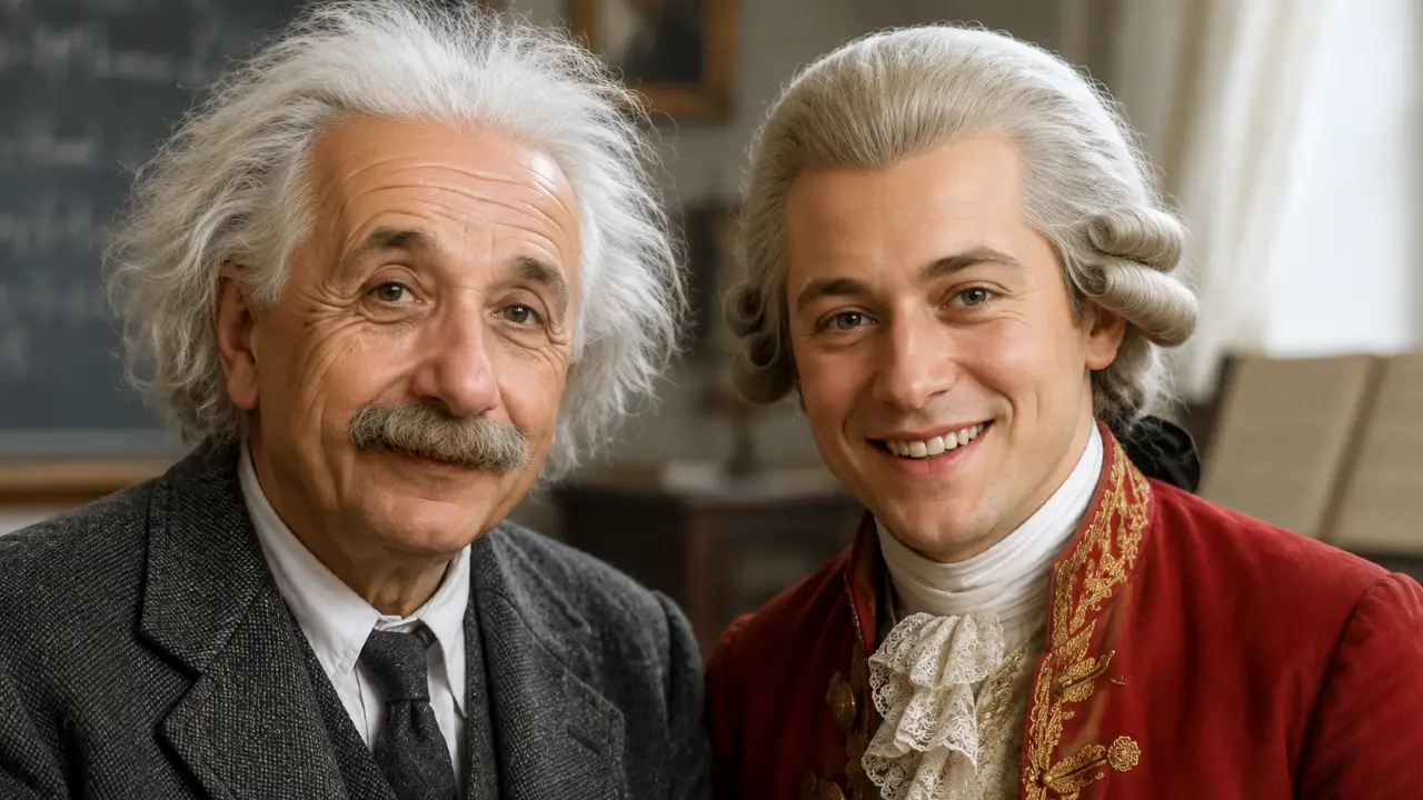 Einstein a Mozart