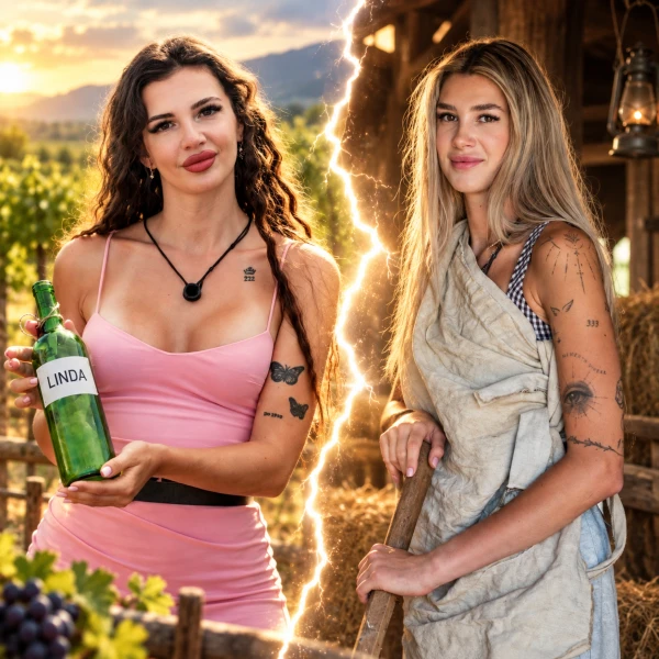 Vivien si vybrala súperku do duelu: To, čo potom povedal Nino o Mersi, môže rozpútať ďalší konflikt 3 Linda Rollo Vivien Idesová duel Farma 18