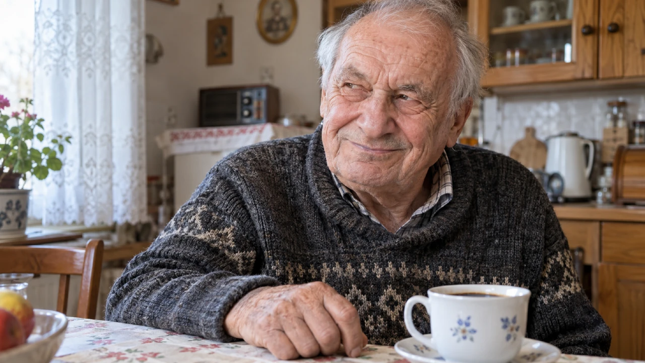 Kvíz pre seniorov #308: Niektoré odpovede prídu hneď. Pri ďalších sa poriadne zapotíte 1 senior pri kuchynskom stole