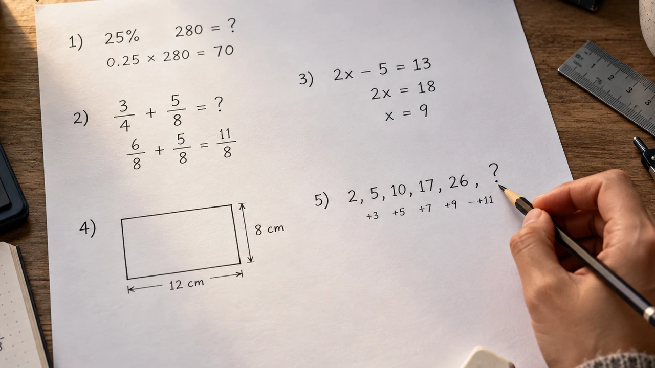 Kalkulačku nechajte bokom: Týchto 10 matematických príkladov preverí, čo ešte viete 1 Riešenie matematických úloh v matematickom kvíze