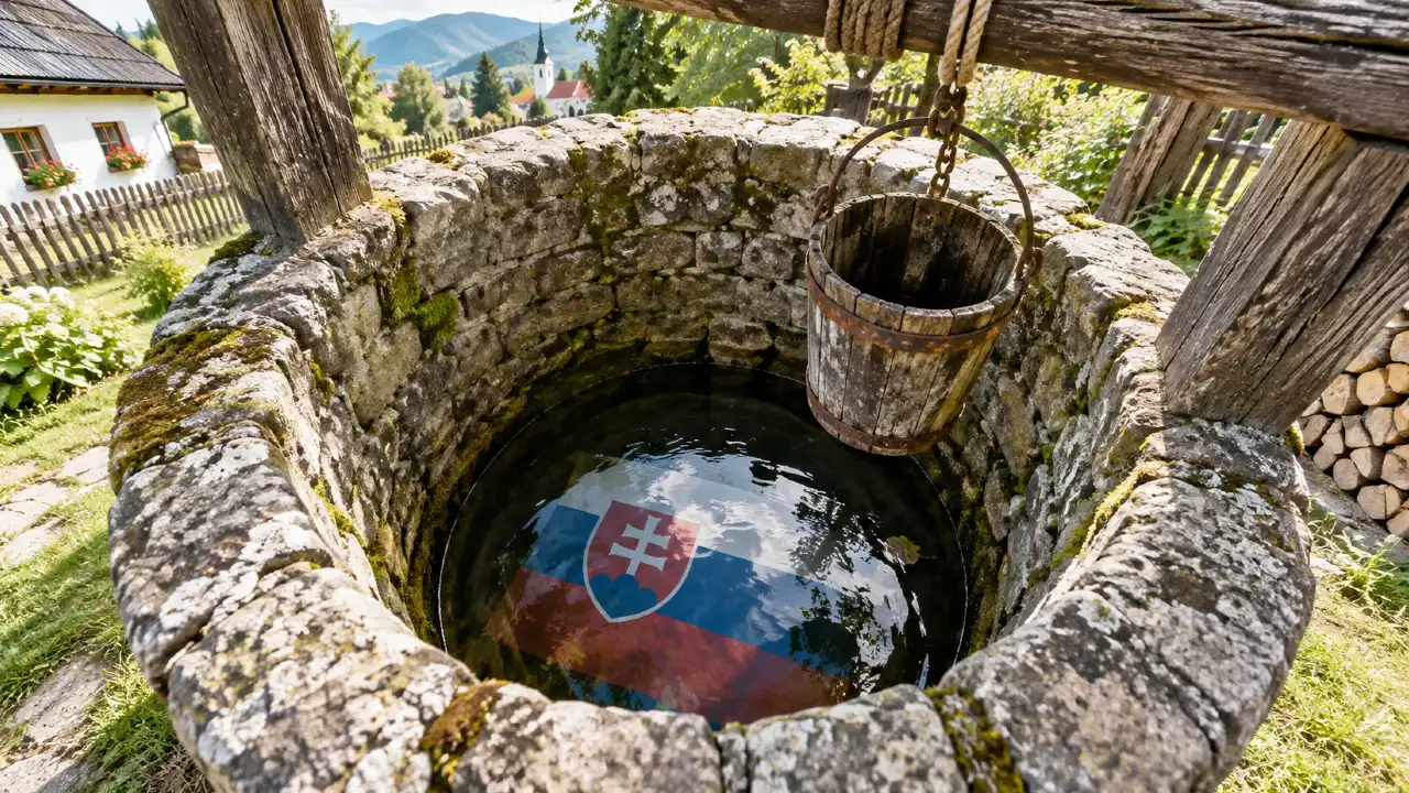 studna na dedine