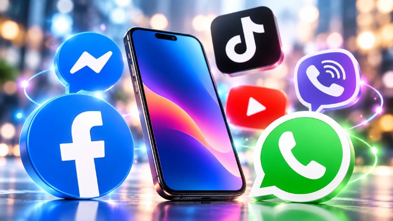 Obrázkový KVÍZ: Viete, akú ikonku má YouTube, Facebook, Viber alebo Messenger? 1 Ikony známych aplikácií a sociálnych sietí