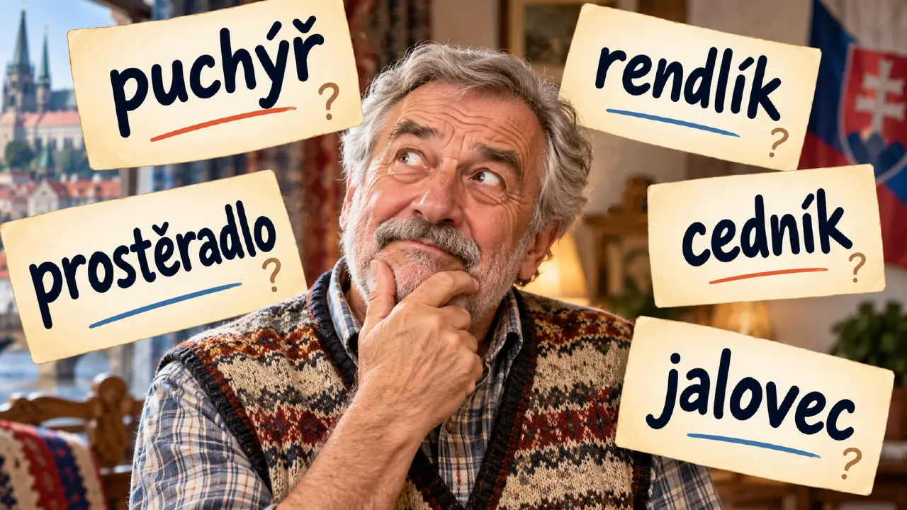 Puchýř, rendlík či prostěradlo: Viete, čo znamená týchto 9 českých slov? 1 cestina