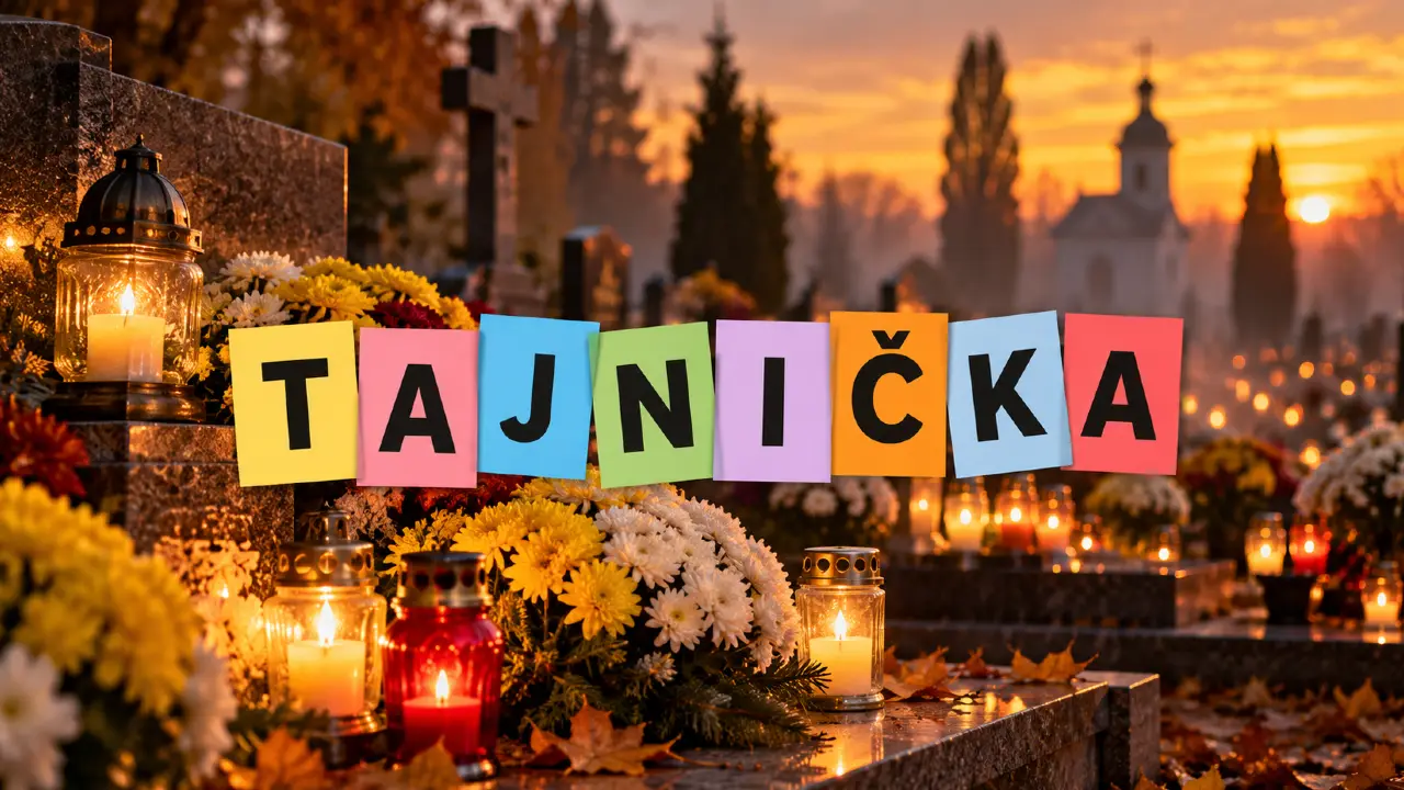 TAJNIČKA: Tichá spomienka ukrytá v písmenách. Poskladáte 9 dušičkových symbolov? 1 dusicky 2
