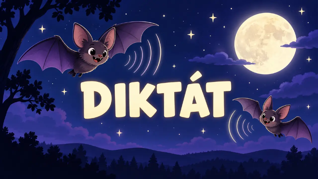 Ako netopiere „vidia“ v tme? + diktát 1 netopiere 1