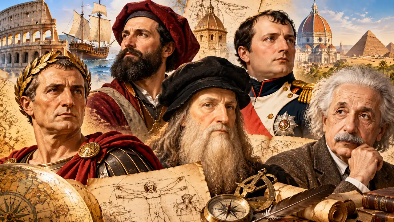 Caesar, Marco Polo či Napoleon: V ktorom storočí sa narodili? 1 osobnosti 9