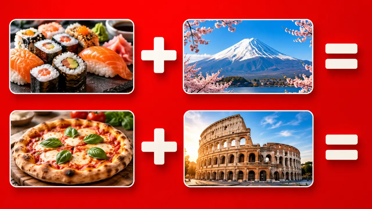 Pizza, sushi či samba: Spojíte dve indície so správnym štátom? 1 zemepis 1