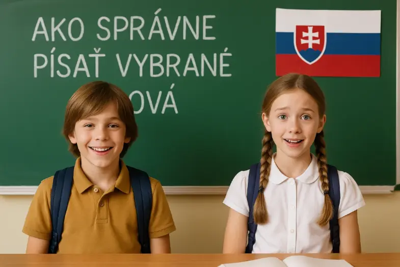 Ako správne písať vybrané slová kvíz