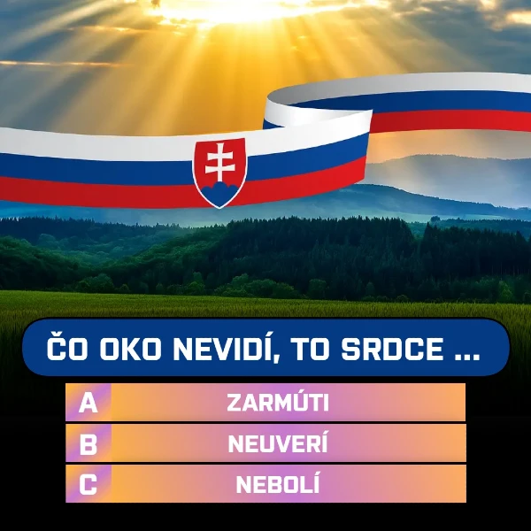 Vedomostný všeobecný kvíz: Otestujte si svoj prehľad v 9 otázkach #530 2 slovenské príslovia kvíz