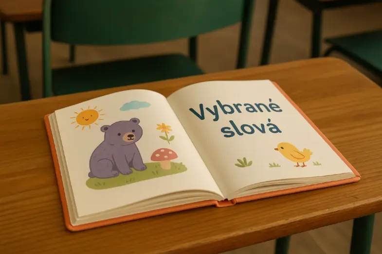 vybrané slová diktát